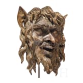 Gesicht eines Satyrs, &ouml;sterreichisch, wohl Wien, um 1700