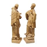 Zwei Heiligenfiguren, s&uuml;ddeutsch/fr&auml;nkisch, 18. Jhdt.