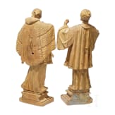 Zwei Heiligenfiguren, s&uuml;ddeutsch/fr&auml;nkisch, 18. Jhdt.