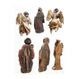 F&uuml;nf kleine religi&ouml;se Figuren, s&uuml;ddeutsch, 18. Jhdt.