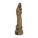 H&ouml;lzerne Statuette einer Madonna, Nordeuropa, 18. Jhdt.