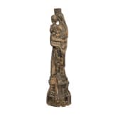 H&ouml;lzerne Statuette einer Madonna, Nordeuropa, 18. Jhdt.