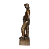Statuette eines Bergmannes, deutsch, 19. Jhdt.