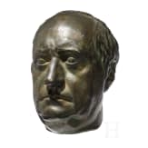Johann Wolfgang von Goethe - bronzierte Gipsmaske
