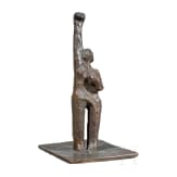 Rolf M&auml;rkl (1931 - 2020) - Bronzeskulptur "Emanze" 1982