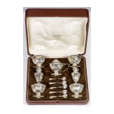 Mappin & Webb - silbernes Gew&uuml;rzset, England, 19. Jhdt.
