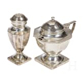 Mappin & Webb - silbernes Gew&uuml;rzset, England, 19. Jhdt.