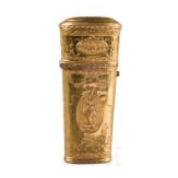 Vergoldete Dose f&uuml;r N&auml;hutensilien, deutsch, um 1760