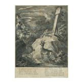 F&uuml;nf jagdliche Stiche, Johann Elias Ridinger, Augsburg, um 1760