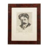John Philipp - signiertes Bildnis des Dirigenten Arthur Nikisch