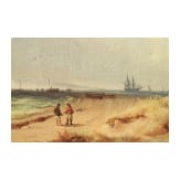 Gustav Adolf Boenisch (1802-87) - "Strand", datiert 1830