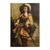 Zwei Historismus-Portraits adliger Herren des 17. Jhdts.