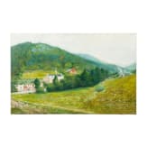 Gem&auml;lde "Schweizer Berglandschaft", datiert 1895