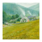 Gem&auml;lde "Schweizer Berglandschaft", datiert 1895