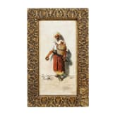 Gem&auml;lde "Der Wasserverk&auml;ufer", deutsch, um 1900
