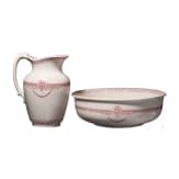 Zwei Waschtischgarnituren Villeroy & Boch bzw. Imperial Bonn