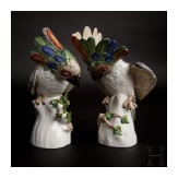 Ein Paar Porzellanfiguren, "Kakadus", Nymphenburg, 20. Jhdt.