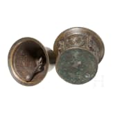 M&ouml;rser und Handglocke, Spanien, um 1700