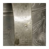Zwei gravierte Walzenkr&uuml;ge aus Zinn, Bayern, datiert 1715 und 1720