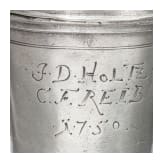 Kleines Zunftr&ouml;rken der Tuchscherer, Wittstock/Dosse, datiert 1750