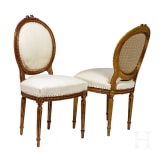 Ein Paar Salonst&uuml;hle im Louis XVI-Stil, deutsch, 20. Jhdt.
