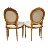 Ein Paar Salonst&uuml;hle im Louis XVI-Stil, deutsch, 20. Jhdt.