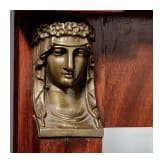 Gro&szlig;er Wandspiegel im Biedermeier-Stil, deutsch, 20. Jhdt.