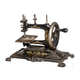 Kleine Handkurbel-Tischn&auml;hmaschine, deutsch, um 1900
