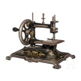 Kleine Handkurbel-Tischn&auml;hmaschine, deutsch, um 1900