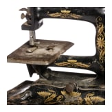 Kleine Handkurbel-Tischn&auml;hmaschine, deutsch, um 1900