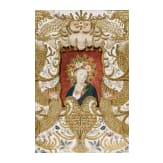 Konvolut von sechs Klosterarbeiten, s&uuml;ddeutsch, 19. Jhdt.