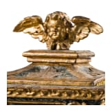 Kleine Barock-Vitrine mit Reliquie des heiligen Urban, s&uuml;ddeutsch, 18. Jhdt.