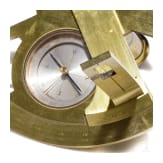 Graphometer in Kasten und Kompass, Frankreich, um 1900