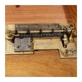 Lochplattenspieluhr der Firma Polyphon, deutsch, um 1900