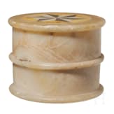 Pyxis aus Alabaster, Grand-Tour-Objekt im Stil der Renaissance, 19. Jhdt.