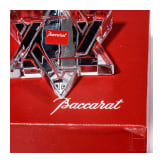 Zwei dekorative Baccarat-Glasobjekte, 20. Jhdt.
