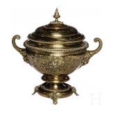 Berliner Regatta-Verein 1881 - Pokal und Bild des Siegerbootes aus dem Jahr 1883