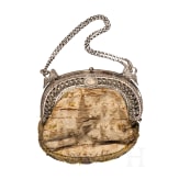 Silbermontierte Tasche, s&uuml;ddeutsch, um 1820