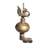 Bronze-&Ouml;llampe, S&uuml;dindien, 18./19. Jhdt.