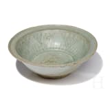 Gro&szlig;e Longquan-Schale, China, Song-Dynastie, 14. Jhdt.