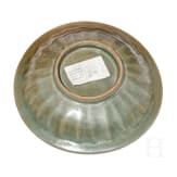 Longquan-Schale mit Fischpaar, China, Yuan-Dynastie, 14. Jhdt.