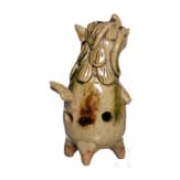 Eine Sancai-glasierte Tierfigur, China, Liao- oder Ming Dynastie