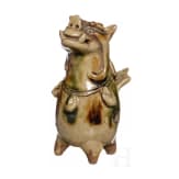 Eine Sancai-glasierte Tierfigur, China, Liao- oder Ming Dynastie