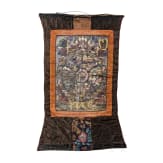 Teekanne, Deckelgef&auml;&szlig; und Thangka-Bild, 19. Jhdt.
