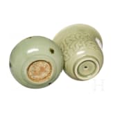 Zwei Longquan-Schalen, China, Ming-&Auml;ra bis 19.-20. Jhdt.