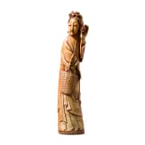 Elfenbeinfigur einer Dame, China, Qing-Dynastie