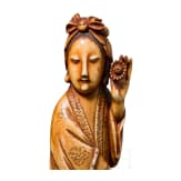 Elfenbeinfigur einer Dame, China, Qing-Dynastie