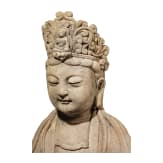 Gro&szlig;e Guanyin-Steinskulptur, China