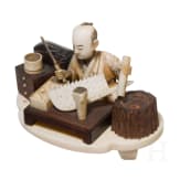 Okimono eines Handwerkers, Japan, Meiji-Period