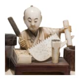 Okimono eines Handwerkers, Japan, Meiji-Period